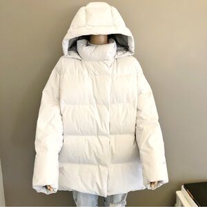 Eddie Bauer Down Parka Winter Coat Puffer Jacket Women Lightweight Oversized 3XL